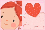 Cartoon Whimsical Girl Party Clipart, an Object Illustration by likorbut (Thumbnail 4 of 7)