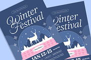 Winter Festival Flyer, a Flyer Template by Gumico Studio. (Thumbnail 3 of 3)