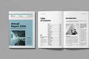 Annual Report Template, a Brochure Template by Work-Envance (Thumbnail 2 of 10)