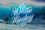 White Monkey, a Script Font by alit design (Thumbnail 1 of 15)