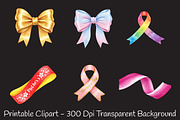 Mothers Day Ribbon Watercolor Png, an Illustration by RobertsArt (Thumbnail 4 of 7)