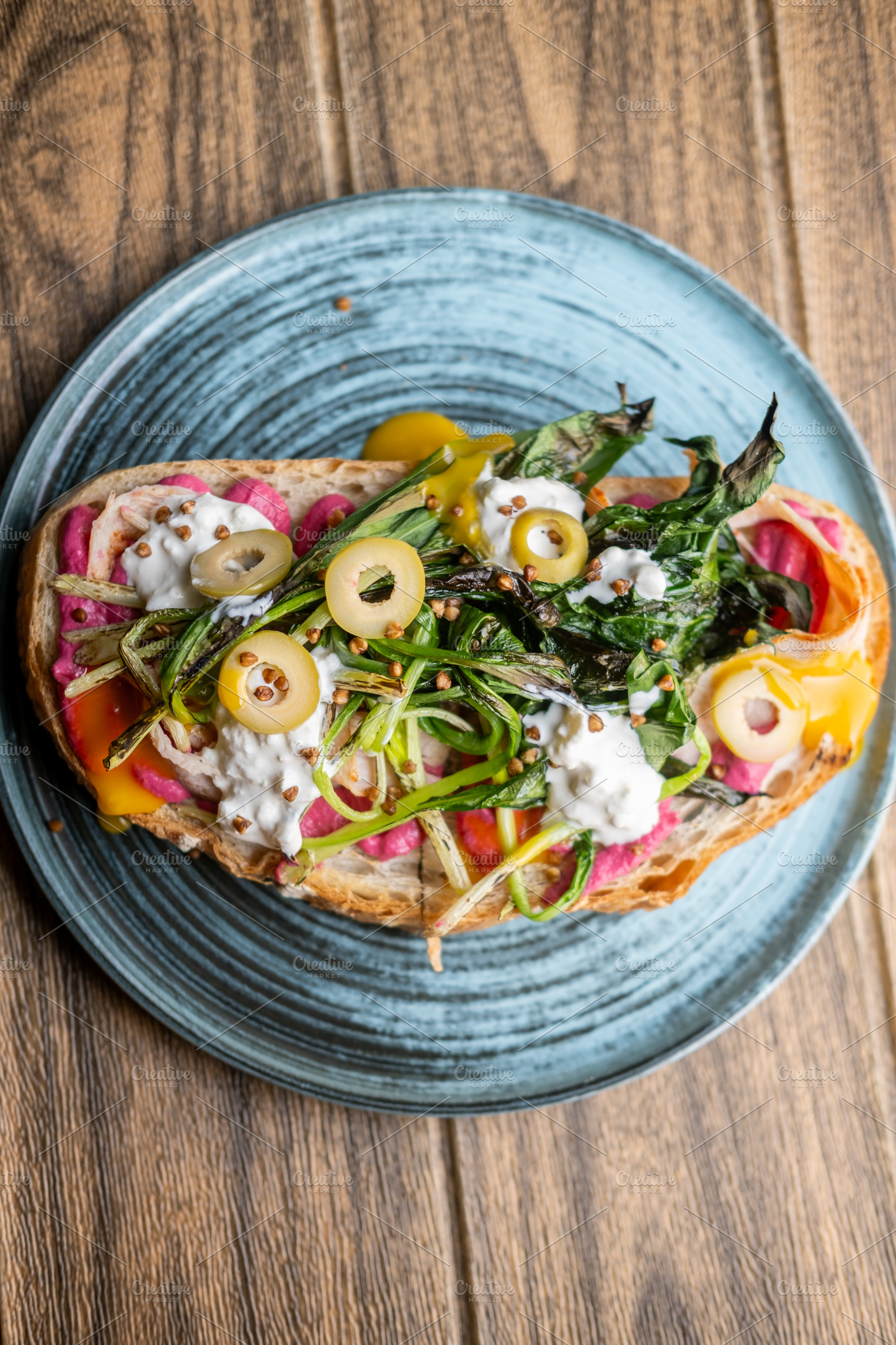Brunch toast spicy meal appetizing sandwich sauce, a Food & Drink Photo by Photo Drive Studio