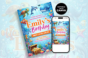 Under the Sea Birthday Invitation, an Invitation Template by M9 Design (Thumbnail 2 of 4)