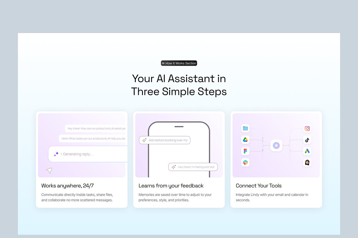 AI Landing Page Design, an UI Kit Template by Ahmed Rubel (Photo 3 of 5)