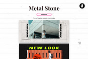 Metal stone social media graphic, a Social Media Template by Chanut is industries (Thumbnail 10 of 11)