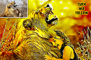 Turn Me Yellow - PhotoShop Action, an Action Add-On by KnightWipers (Thumbnail 6 of 6)