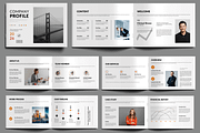 Company Profile Layout, a Brochure Template by MightyDesign (Thumbnail 1 of 8)