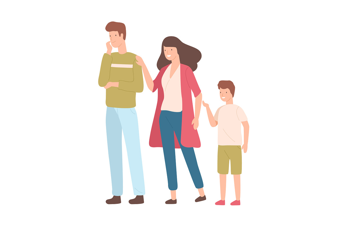 Family buy TV, a Person Illustration by Good Studio (Photo 3 of 3)