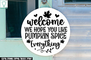 Fall Round Door hanger SVG Bundle, a Graphic by Designer302 (Thumbnail 23 of 23)
