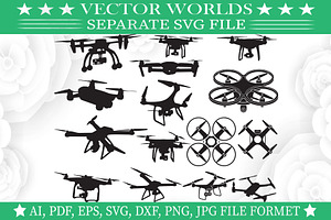 Drone Svg, Fly, Video, Flaying Svg