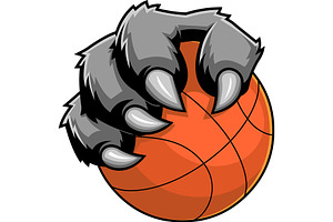 Wolf Claw Gripping Basketball, an Illustration by HitToon
