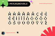 Detrobux - Experimental Folded Font, a Sans Serif Font by Drizy (Thumbnail 4 of 10)