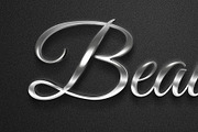 Silver Text Effect Beauty Style, a Layer Style Add-On by Mockmenot (Thumbnail 3 of 4)