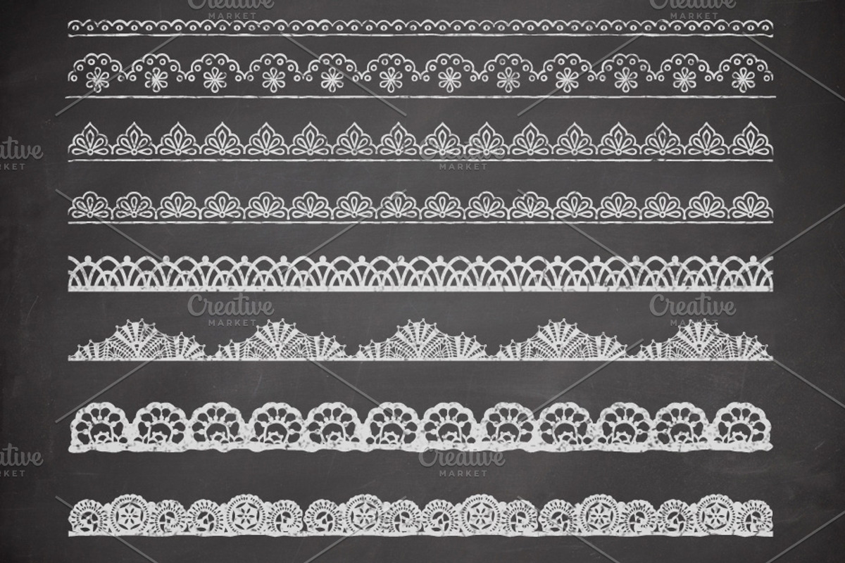 Vintage Lace Borders preview 2