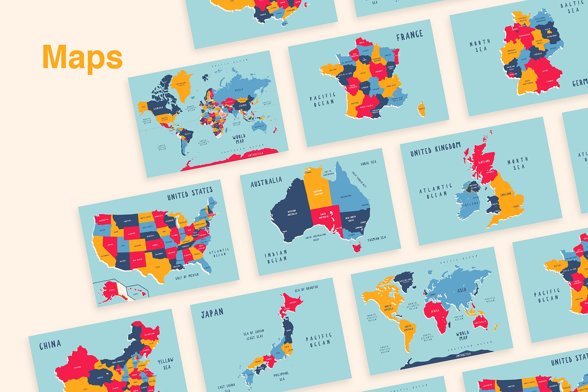 World Vector Map, a Graphic by GraphicCo (Photo 4 of 10)