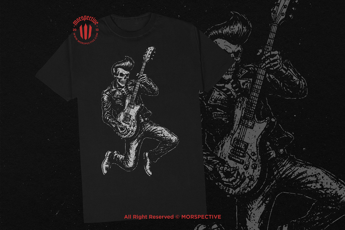 10 Bundle Dark Art Rockabilly Music, an Illustration by Morspective (Photo 2 of 7)