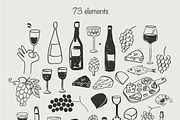 Aesthetic Vine / Winery and Food, an Object Graphic by Oxi An illustrator (Thumbnail 2 of 7)