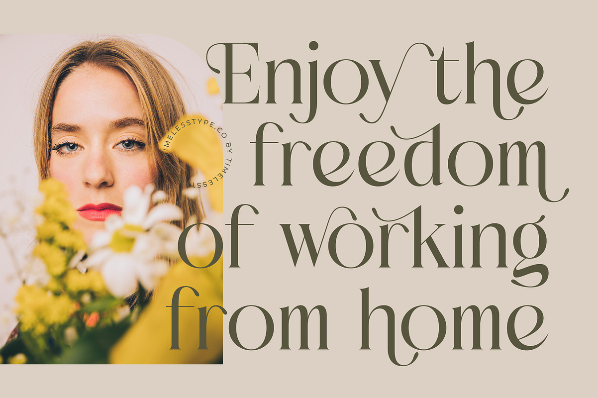 Mezaira Modern Serif Font, a Serif Font by timelesstype.co (Photo 3 of 20)