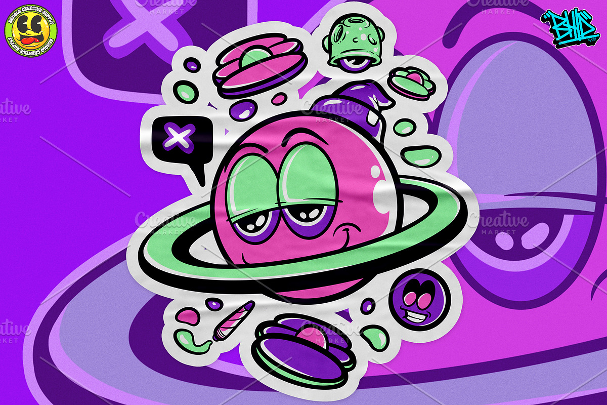 TIPSY PLANET, an Object Illustration by Behold creative supply (Photo 3 of 3)