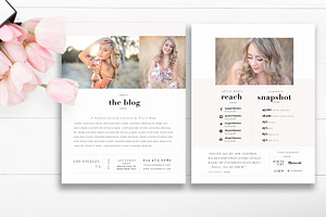 Blogger Media Kit Template & Rates