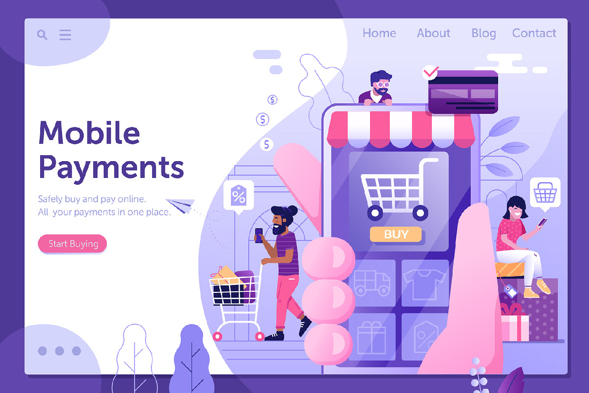 Online Shopping Web Illustrations, a Person Illustration by Alex Krugli (Photo 12 of 14)