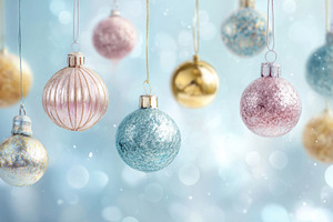 Bright ornaments in winter light, a Photo by Beautiful things