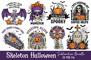 Skeleton Halloween Sublimation, a Work Illustration by Dream Creation (Thumbnail 1 of 20)