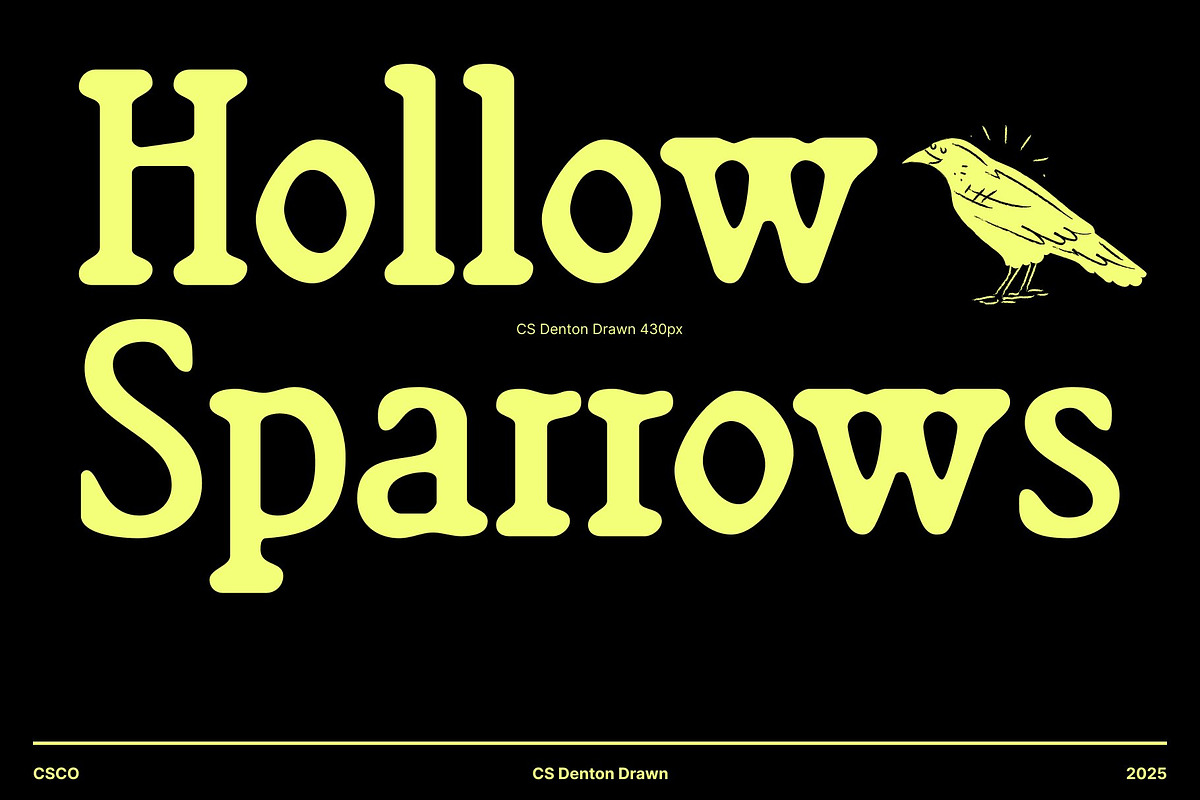 CS Denton Drawn, a Serif Font by Craft Supply Co. (Photo 3 of 8)