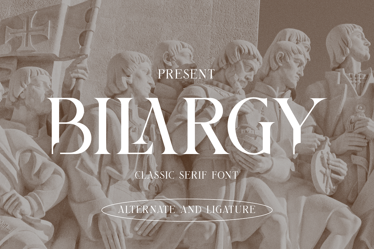 Bilargy Classic Serif Font, a Serif Font by Maryamtype Studio (Photo 1 of 15)