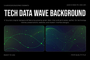 Tech Data Wave Background, a Background Graphic by Pitchlook.Studio (Thumbnail 1 of 2)