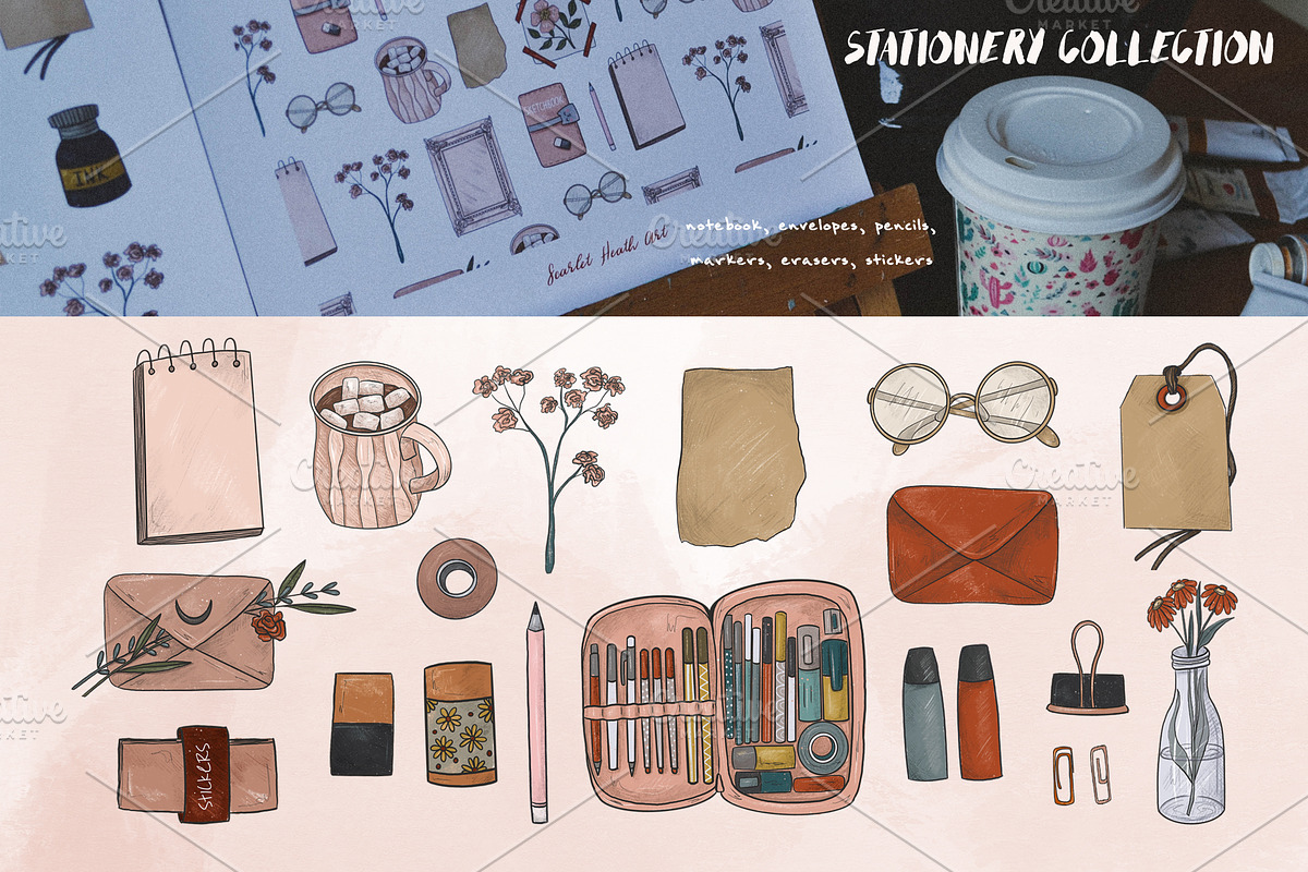 Artist collection. Art supplies, an Illustration by Scarlet Heath Art (Photo 4 of 15)