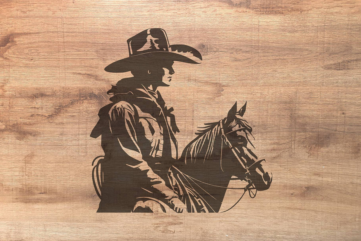 7 design western cowgirl, a Person Illustration by TaKong Magics (Photo 7 of 8)