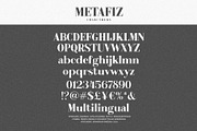 Metafiz - An elegant font, a Serif Font by Java pep (Thumbnail 13 of 13)
