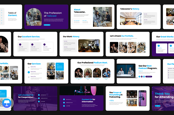 Podcast Presentation Template preview 2