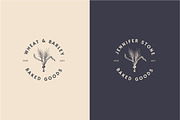 6 Vintage Hand Drawn Bakery Logos, a Branding & Logo Template by GudBrand Studio (Thumbnail 2 of 8)