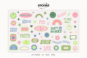 Good Vibes Stickers Collection