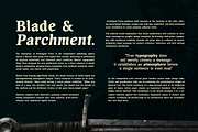 Noble Scribe – Editorial BlackLetter, a Blackletter Font by ALV_TypeFoundry (Thumbnail 11 of 18)