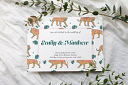 Floral Retro Jungle Set, an Animal Illustration by Phosphorus Design Co. (Thumbnail 7 of 8)