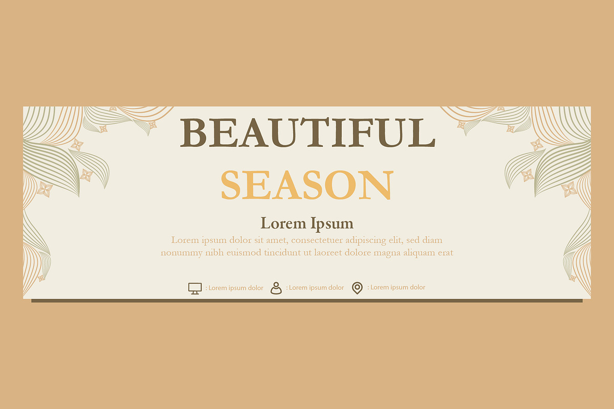 Abstract Floral Banner Template, a Marketing Template by sekitarief (Photo 3 of 3)