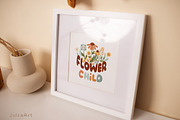 Groovy flower clipart, a Seasonal Illustration by JulzaArt (Thumbnail 3 of 5)