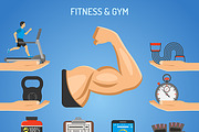 Gym and Fitness Themes, an Outline Icon by TAlex (Thumbnail 3 of 6)