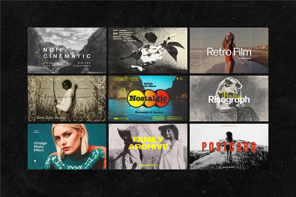 18-in-1 Old Photo Effects Bundle, a Layer Style Add-On by pixelbuddha.net (Photo 3 of 21)