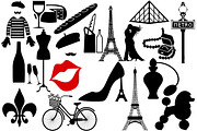 Paris/French Silhouette AI EPS PNG, a Food Illustration by FrankiesDaughtersDesign (Thumbnail 3 of 7)