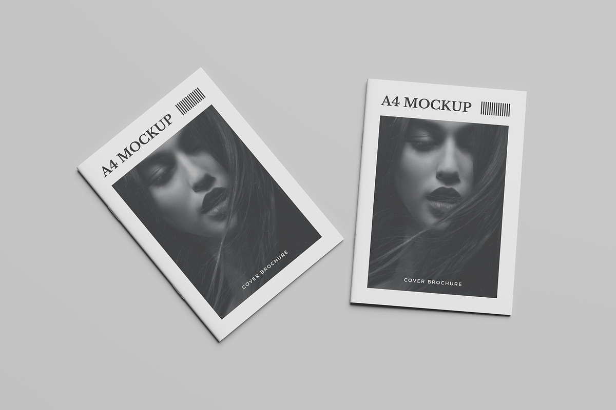 A4 Brochure Mockup, a Books & Magazine Mockup by Difa Design (Photo 4 of 5)