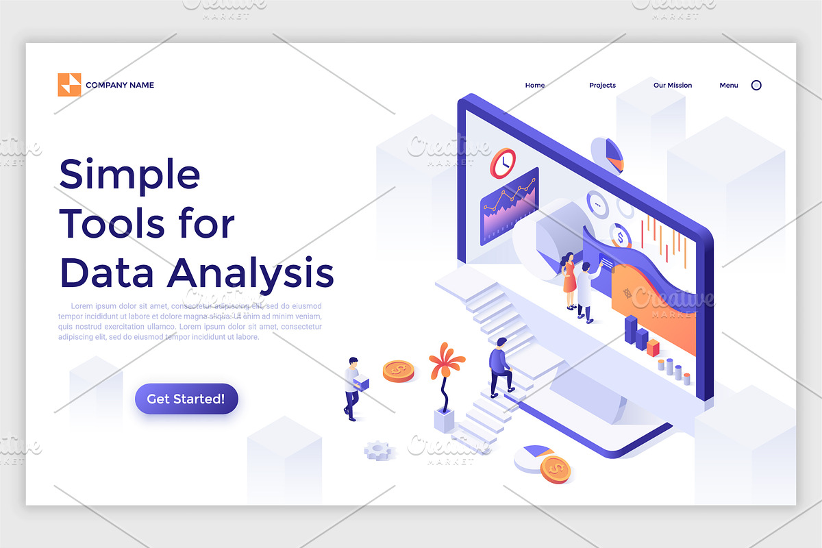 Isometric Solutions Mini. Part 5, a Templates & Theme by Andrew Kras Design (Photo 8 of 19)