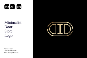 Minimalist Door Store Logo, a Branding & Logo Template by Luxury Logos