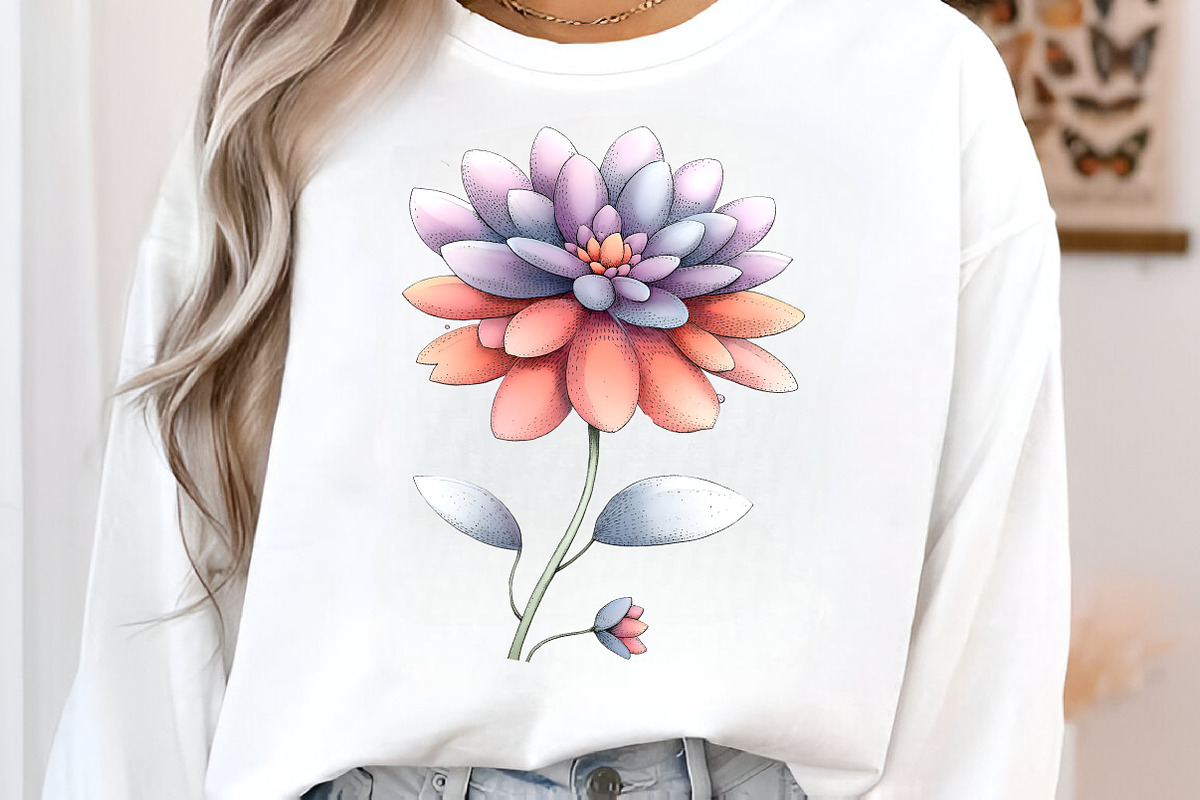 Whimsical Spring Flowers Clipart, an Illustration by GatewayDesign (Photo 3 of 6)