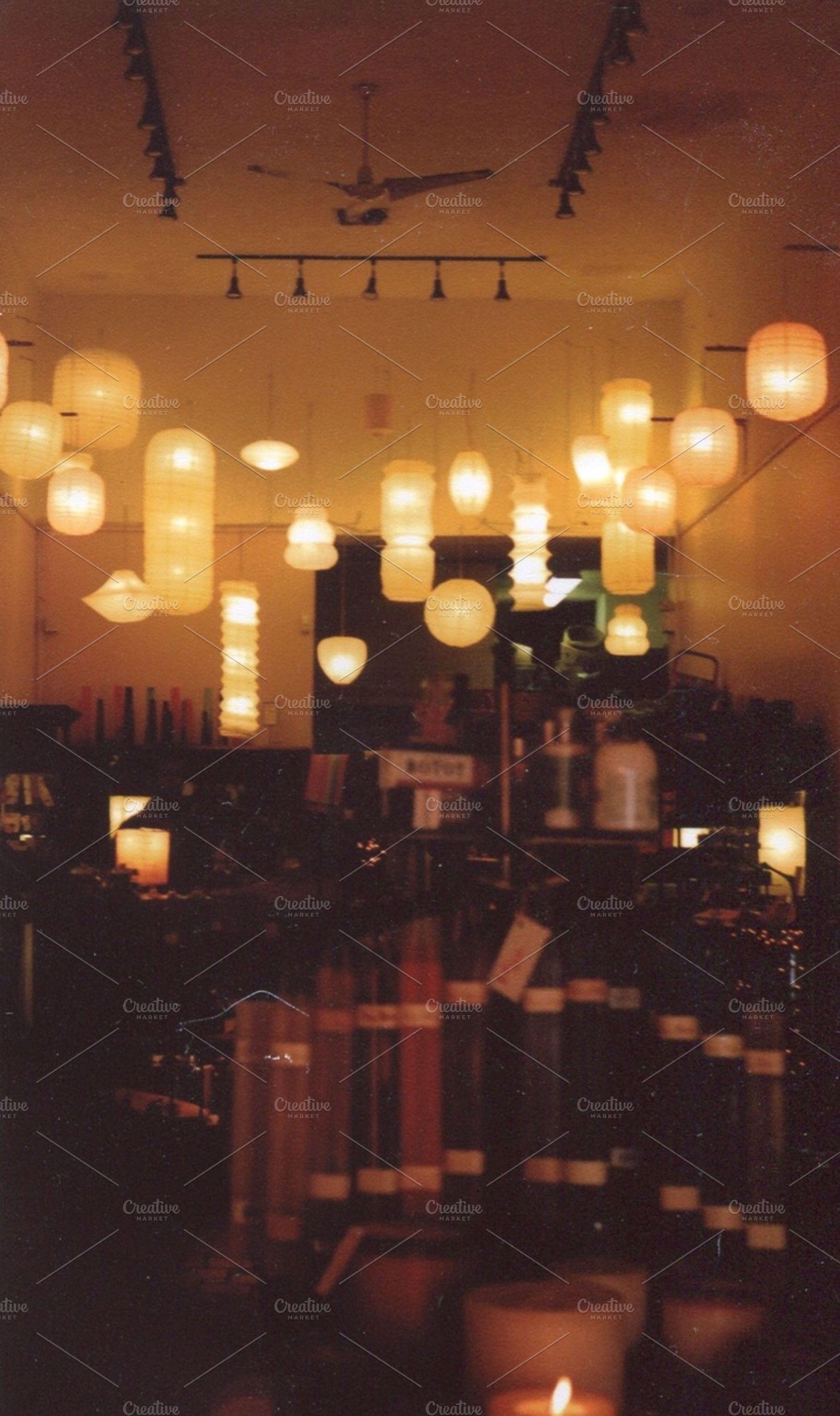 Paper Lanterns Film Photograph, an Architecture Photo by AmandaFagan