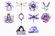 Watercolor Princess Clipart, a Seasonal Illustration by Design Market (Thumbnail 5 of 5)