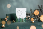 Editable Christmas Invitation, an Invitation Template by ForeverPrint (Thumbnail 1 of 8)